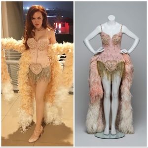 satin dress from moulin rouge